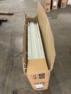 Plywood and commercial fluorescent lighting fixtures