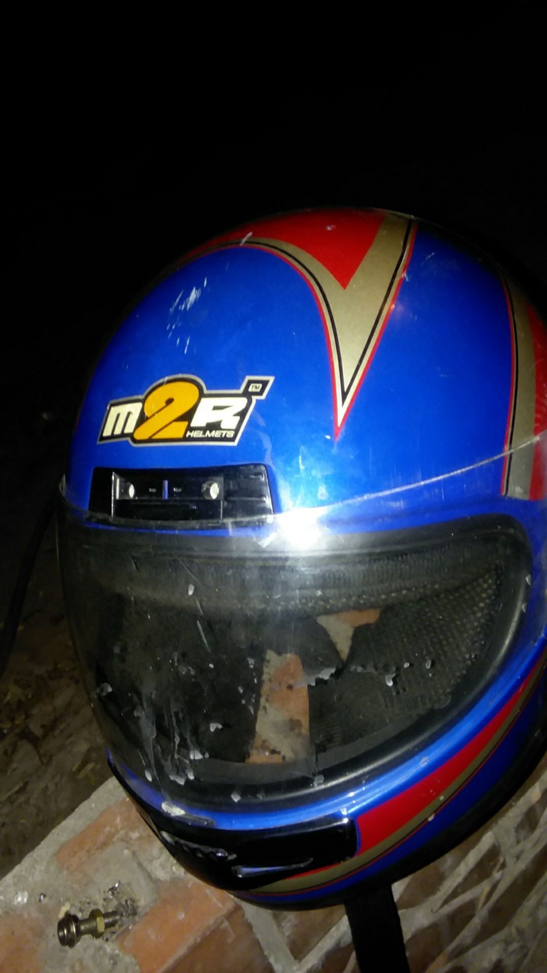 M2R motor cycle helmet
