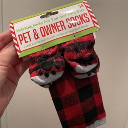 Matching Pet and Owner Socks