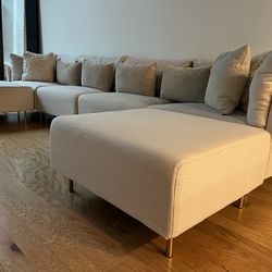 Sectional Couch **Beige**