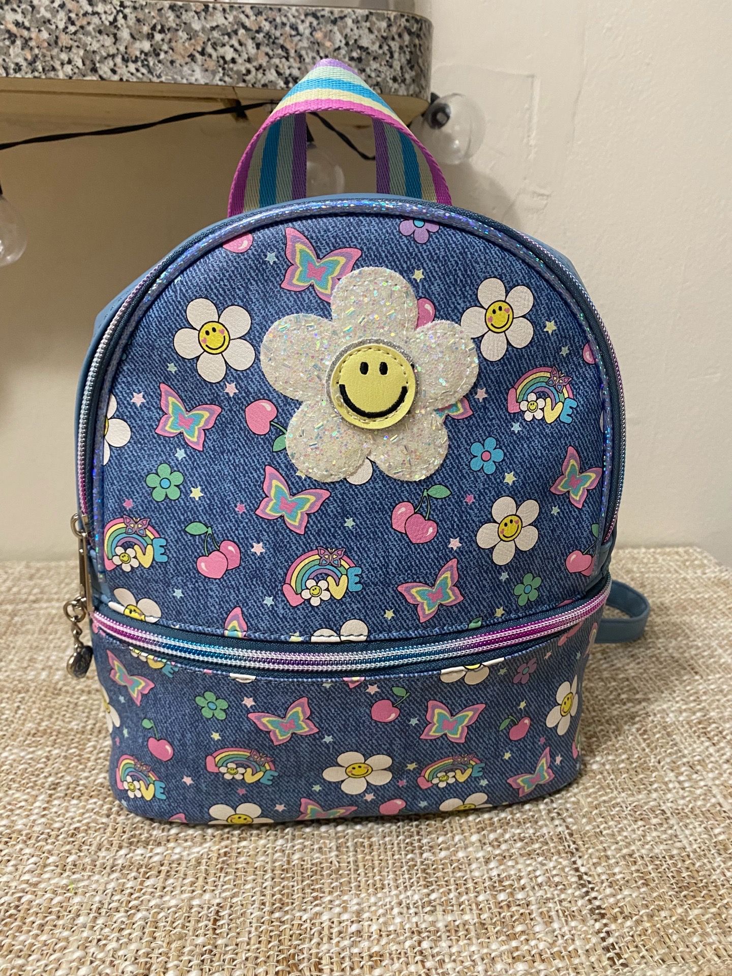 CUTE GIRLS’ SMALL BACKPACK-FLORAL DESIGN
