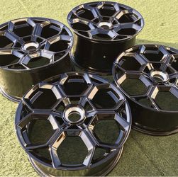 LAMBORGHINI TECNICA RIMS HURACAN FORGED OEM GENUINE PERFORMANTE 2025 BLACK