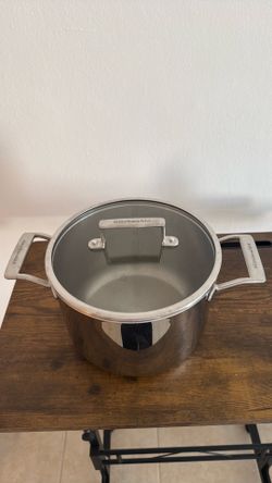 Kitchenaid Stainless Steel Stockpot with Glass Lid