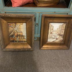 2 Fabulous Oil Paintings ... Great Framing 