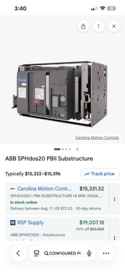 ABB SPHdos20 PBII Substructure