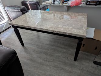 Stone Table w/ 4 Chairs