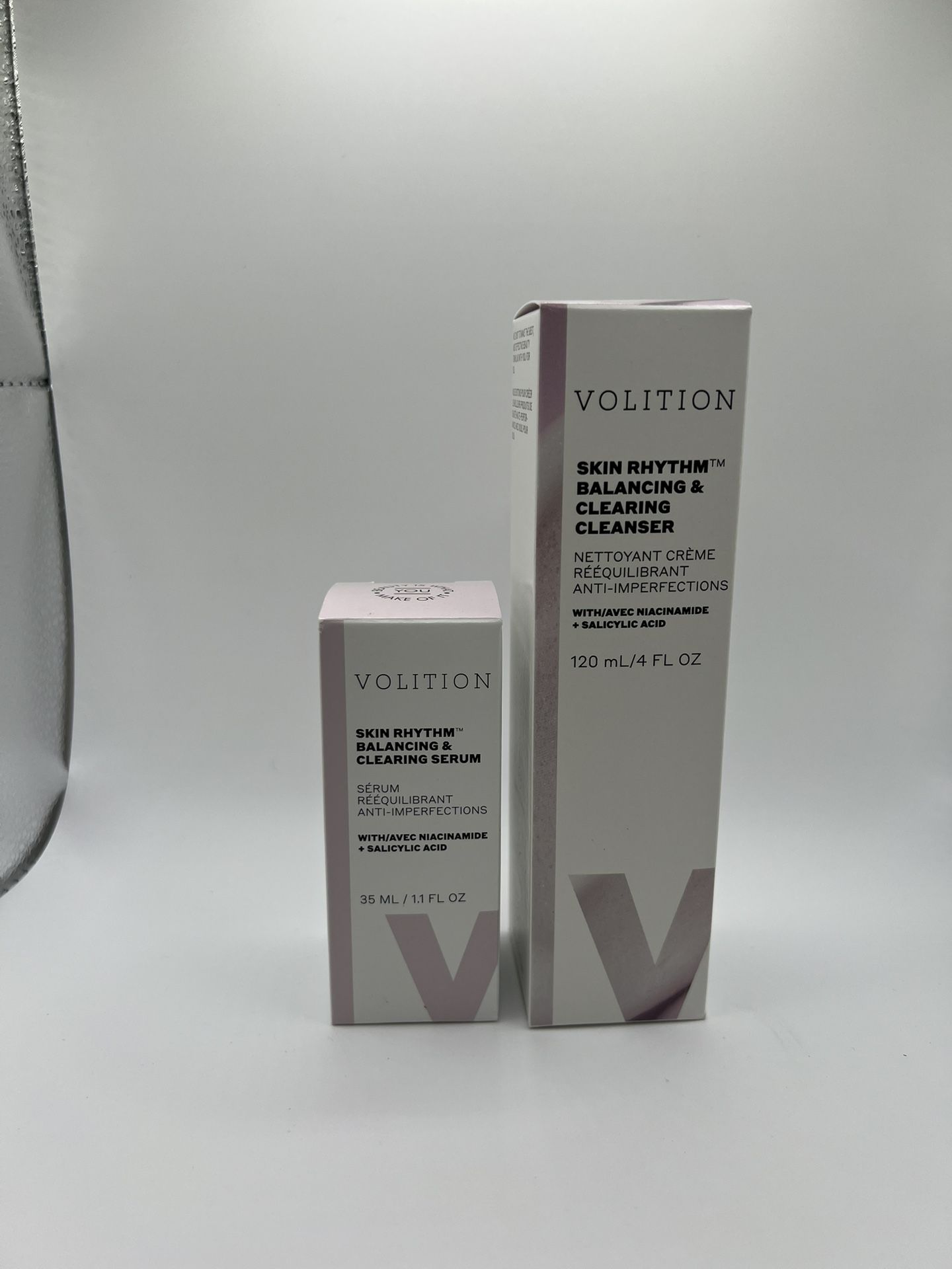 Brand New VOLITION Skin Rhythm Balancing & Clearing Serum & Cleanser