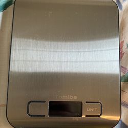 Tomiba Electronic Kitchen Scale (Takes 2 AAA Batteries)