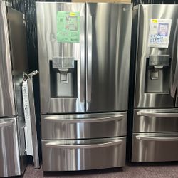 Refrigerator 4 Doors French Door Nevera New Open Box Scratch And Dents 