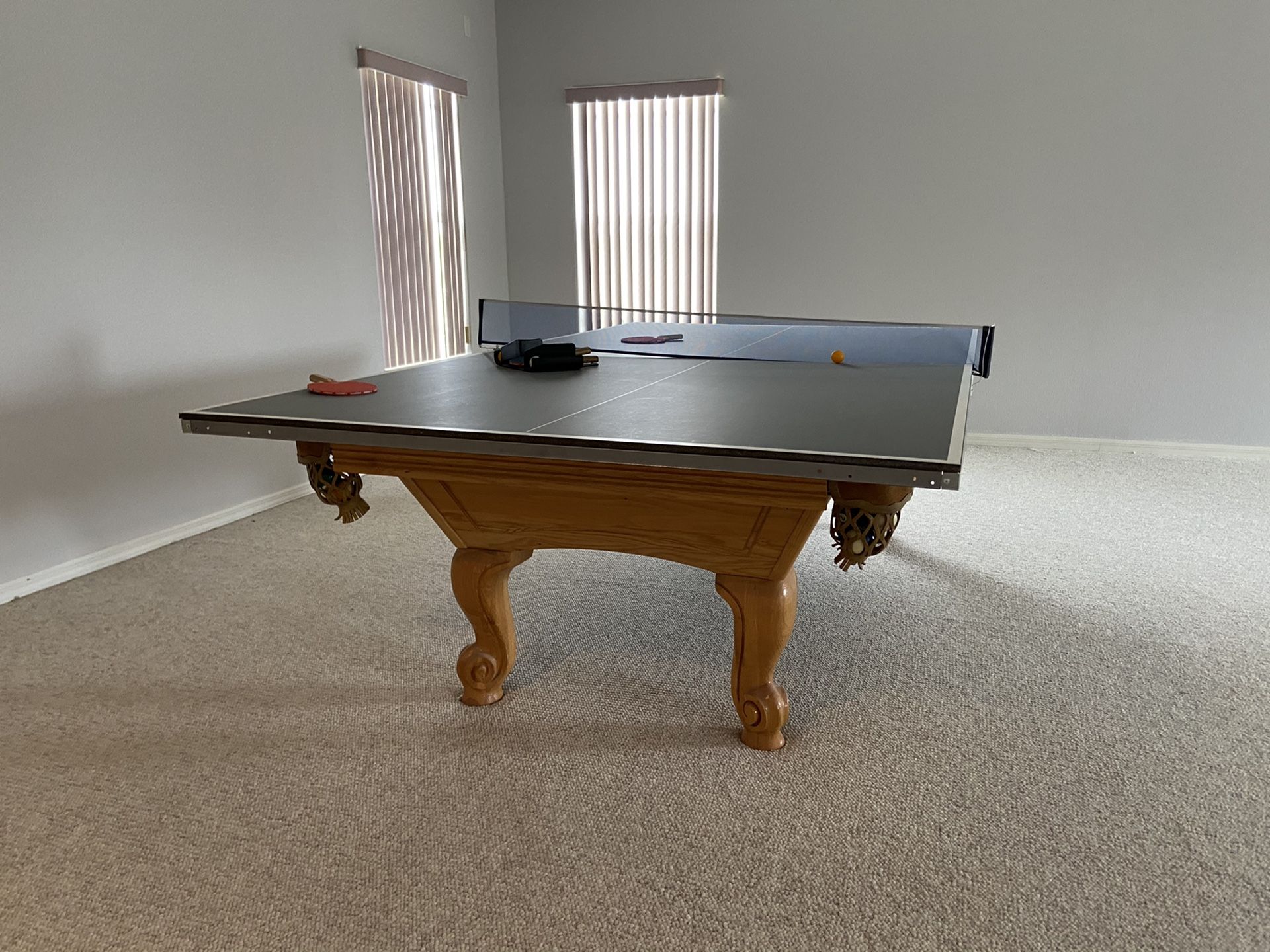 Leisure Bay Billiards 8' Regulation size pool table in excellent shape