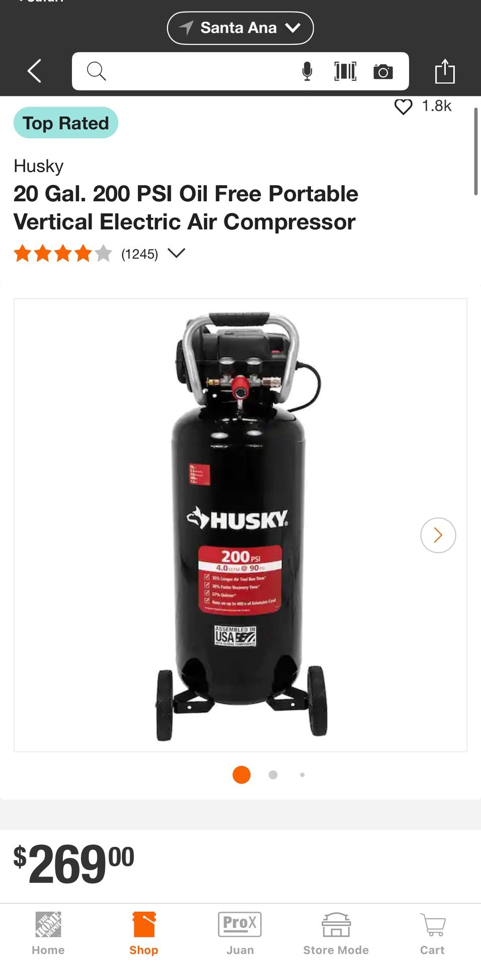 Husky Air Compressor