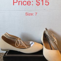 BRAND NEW! Qupid Tan Flats