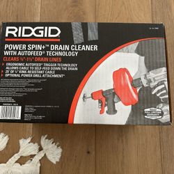 Ridgid Power Drain Cleaner