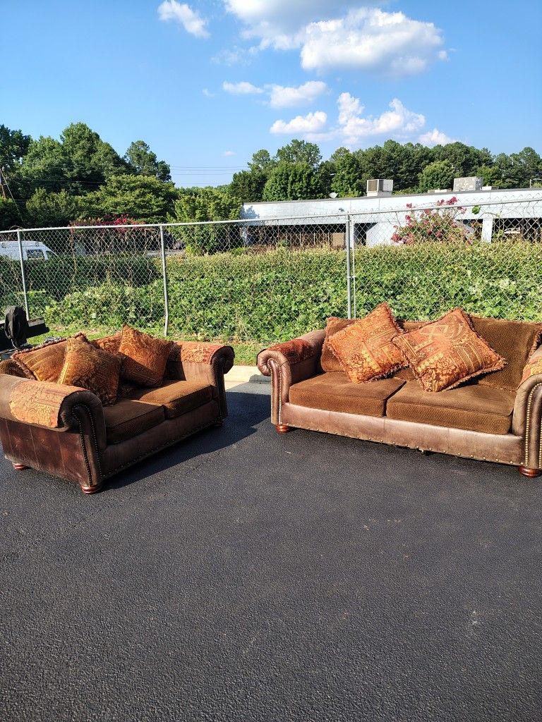 2 Piece Couch And Loveseat Free Delivery No Deposit Necessary,