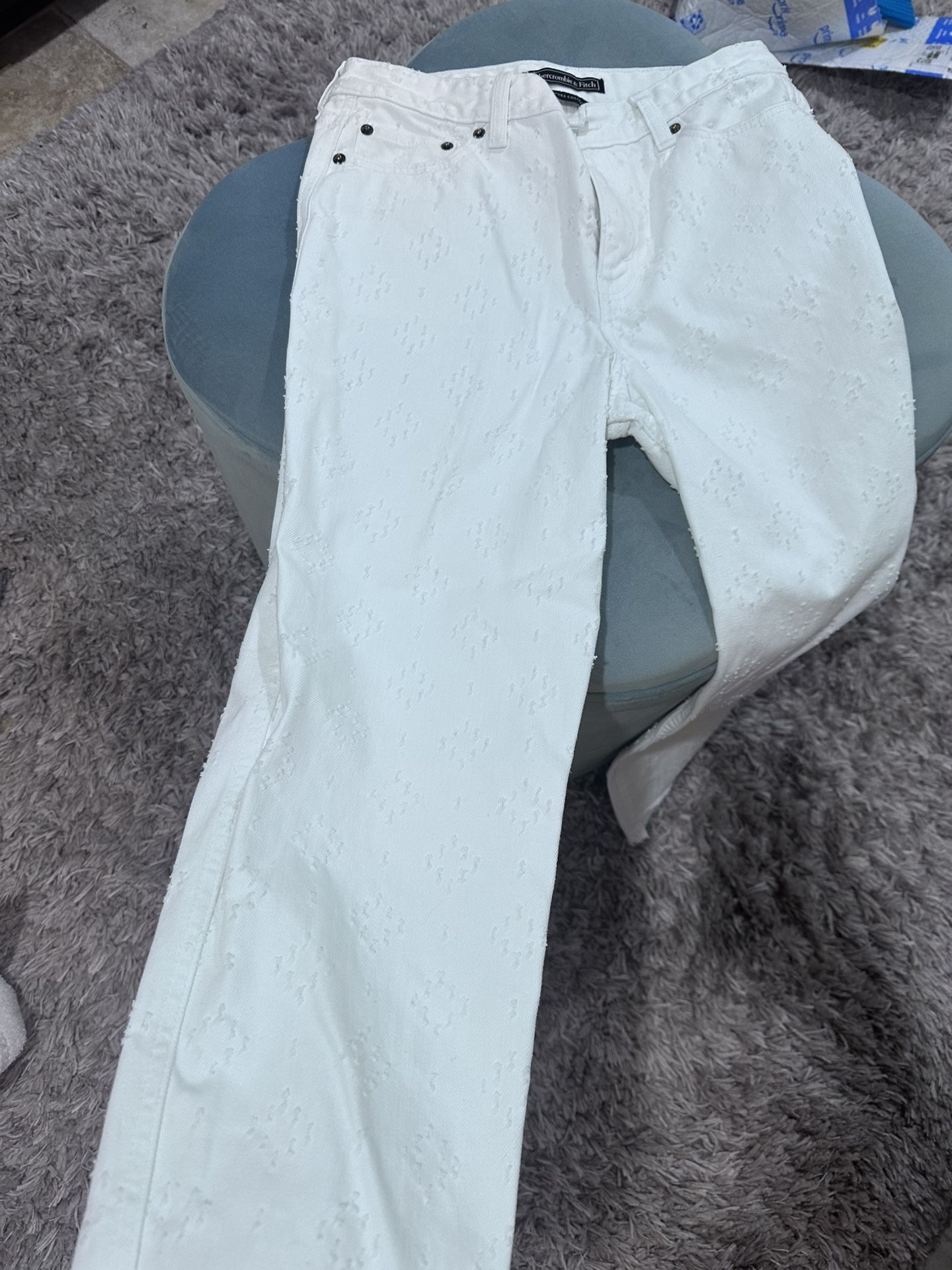 Abercrombie & Fitch White Jeans