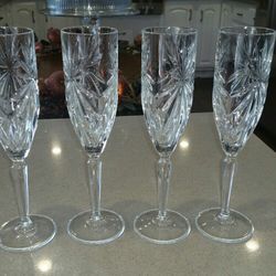 Set Of Four Champagne goblets