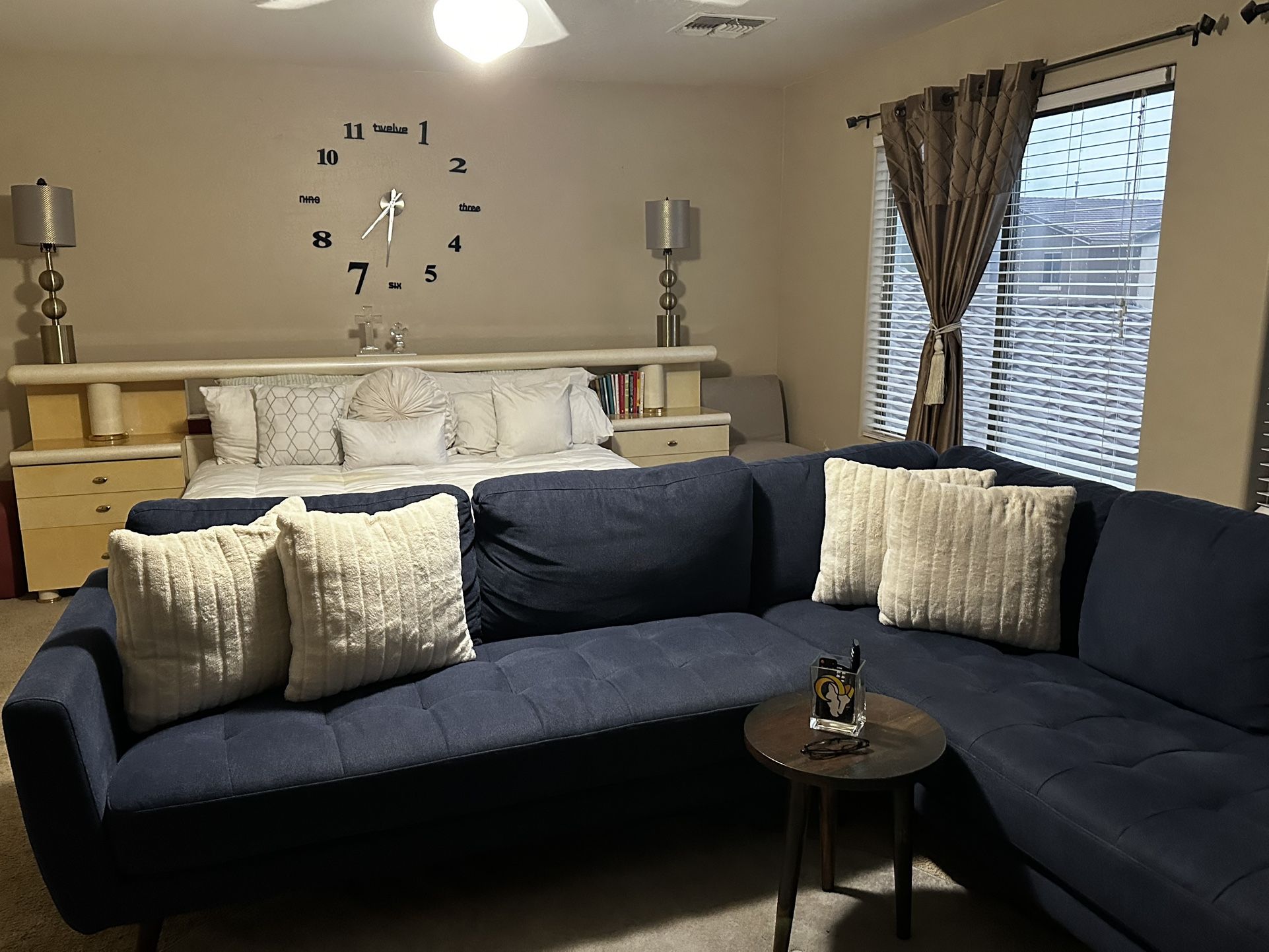 Blue Sectional Couch