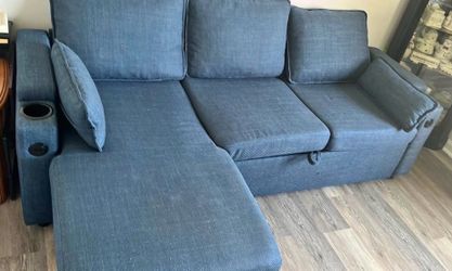 Pull out sectional charger and cup holders package