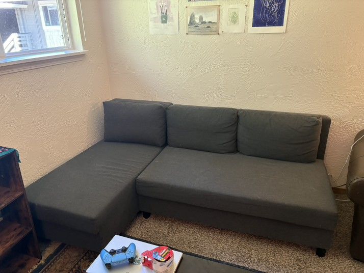 Blue ÄLVDALEN Sleeper Couch From Ikea