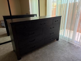 Wooden 9-drawer dresser from Mor Furniture