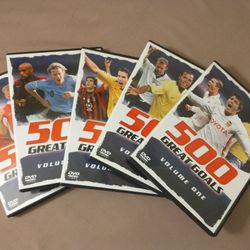 500 Great Goals Volume 1-5 , FOREIGN DVD 