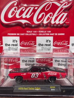 M2 Machines Coca-Cola 1970 Ford Torino Cobra