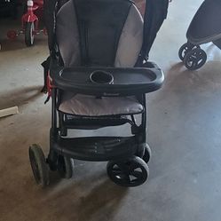 baby trend stroller sit and stand double