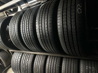 SET OF TIRE 225 45 19 BRIDGESTONE 85% LIFE