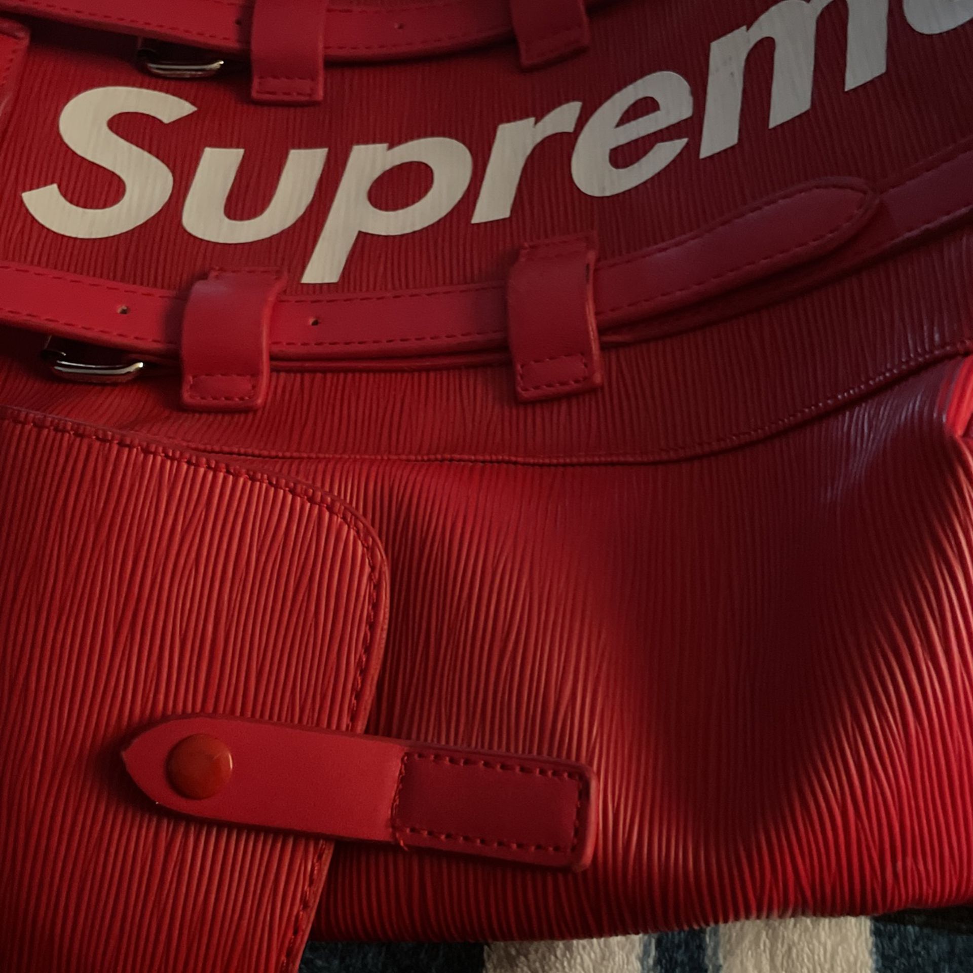 Supreme Louis Vuitton backpack Real