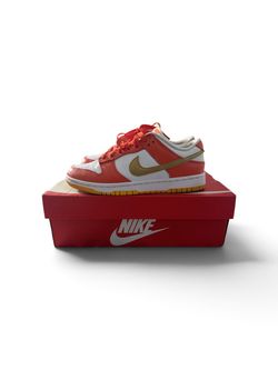 Nike Dunk Low Women’s Orange/White/University Gold US 7.5 DQ4690-800