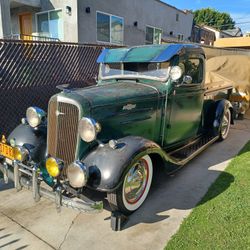 1936 CHEVY 250 5 SPEED OPEN DRIVE 12VOLTS RUNS AND DRIVES GREAT 