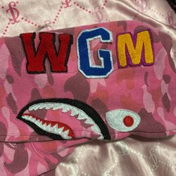 Real Bape Hoodie Pink