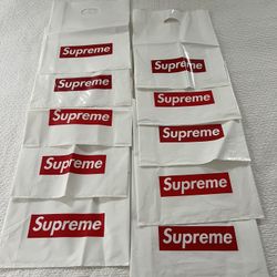 Supreme box logo bags