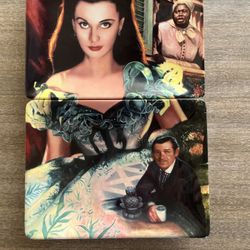 Vintage Rare Gone With The Wind, Memorabilia Platters dead stock vintage