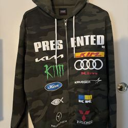 Kim Kruger Logo Camo Zip Up