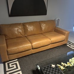 Leather  Couch 