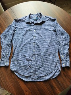Polo Ralph Lauren Curham Sport Blue Check Button Down Shirt