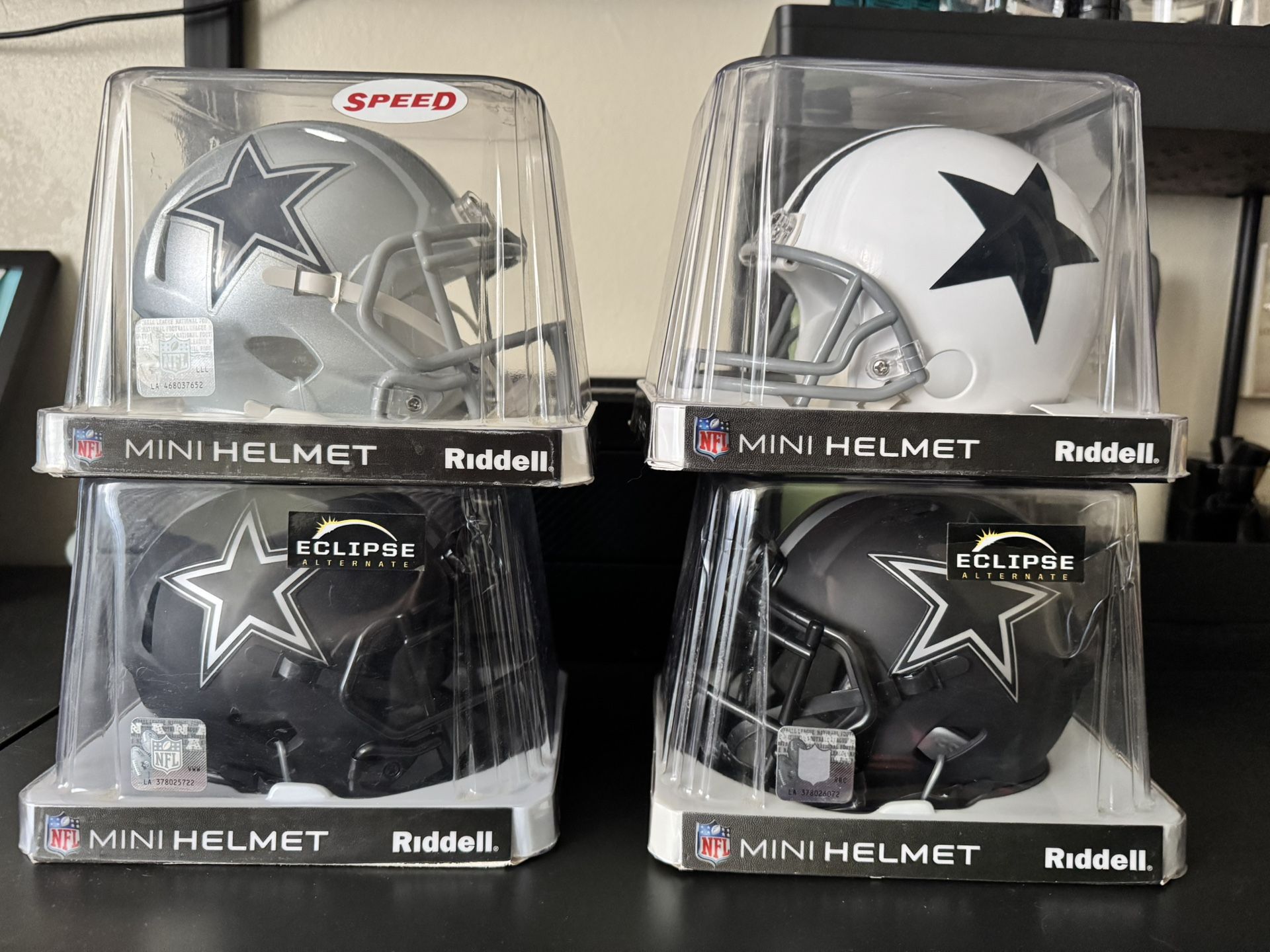 Dallas Cowboys Mini Helmets