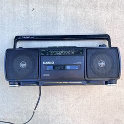 FOR PARTS/REPAIR Vintage Casio CP-50 Boombox Radio