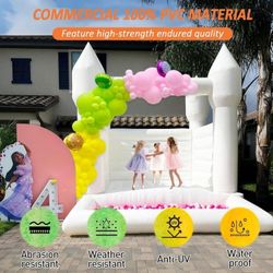 White Bounce House For Sale