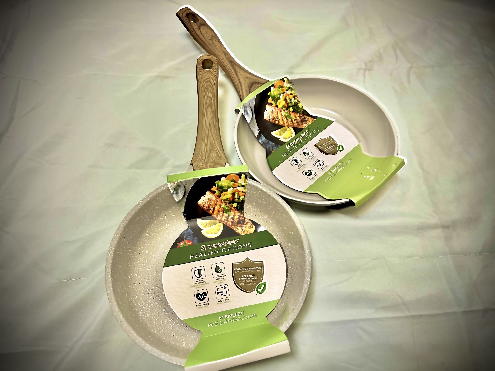 Masterclass Pan Healthy Options 8” Skillet ( 2 Pack )