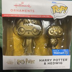 Hallmark Harry Potter Mystery Ornaments (Harry and Hedwig Funko POP!, Set of 2) - Limited Availability (CHASE)