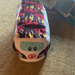 15” Stuffed Pillow Bus Like New 