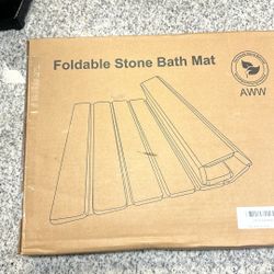 Foldable Stone Bath Mat