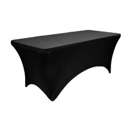 Spandex Rectangular Table Cover – 72" x 29" (Fitted Stretch Tablecloth)