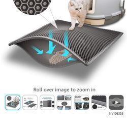 24x15 Inch Cat Litter Mat Double Layer (1&)