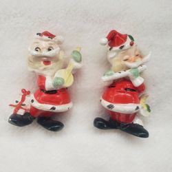 Vintage Santa Claus Christmas Figurines - 1950's 