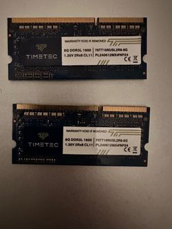 Timetec 8GB (2x4GB) + 16GB (2x8GB) DDR3 SO-DIMM RAM