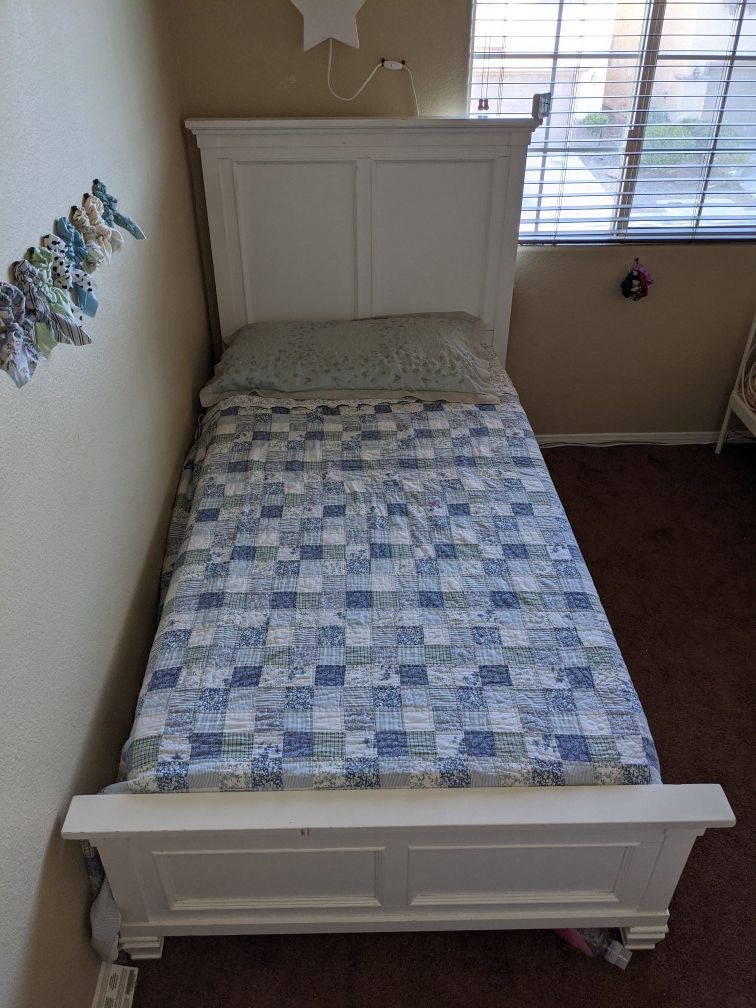 Twin size bed frame only