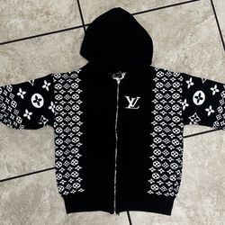 Knitted Hoodie Jacket - Women